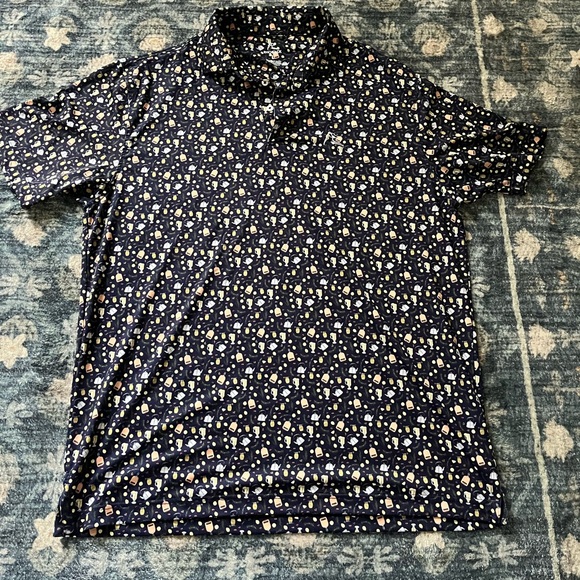 Rhoback Other - Rhoback golf polo lemons, honey, cocktails, whiskey bottle, & lemons 🍋🍯🥃